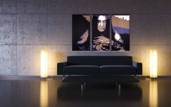 Ručne maľovaný POP Art obraz Ozzy Osbourne - 60x40 cm