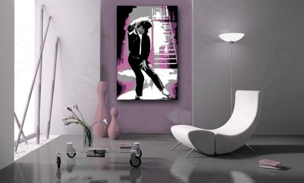 Ručne maľovaný POP Art obraz Michael Jackson mj3
