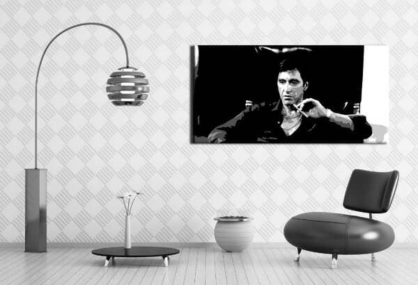 Ručne maľovaný POP Art obraz Scarface smz