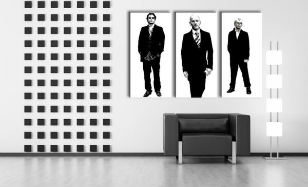 Ručne maľovaný POP Art obraz REM 3 dielny rem