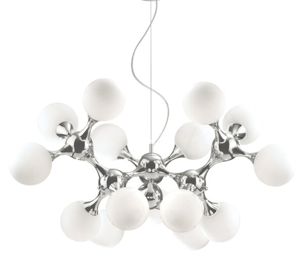 Závesné svietidlo Ideal lux 082073 NODI BIANCO SP15 15xE14 40W