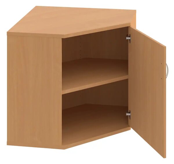 Office Pro rohová skriňa SRV 2 01 P 800x400x768 mm orech