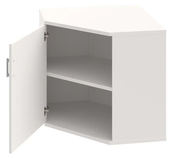 Office Pro rohová skriňa SRV 2 01 L 800x400x768 mm biela