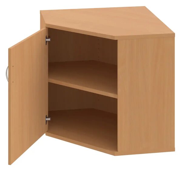Office Pro rohová skriňa SRV 2 01 L 800x400x768 mm biela