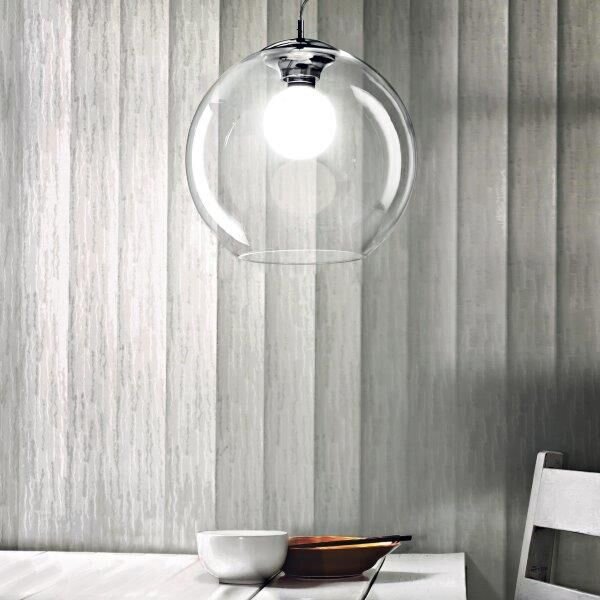 Závesné svietidlo Ideal lux 052816 NEMO CLEAR SP1 D40 1xE27 60W