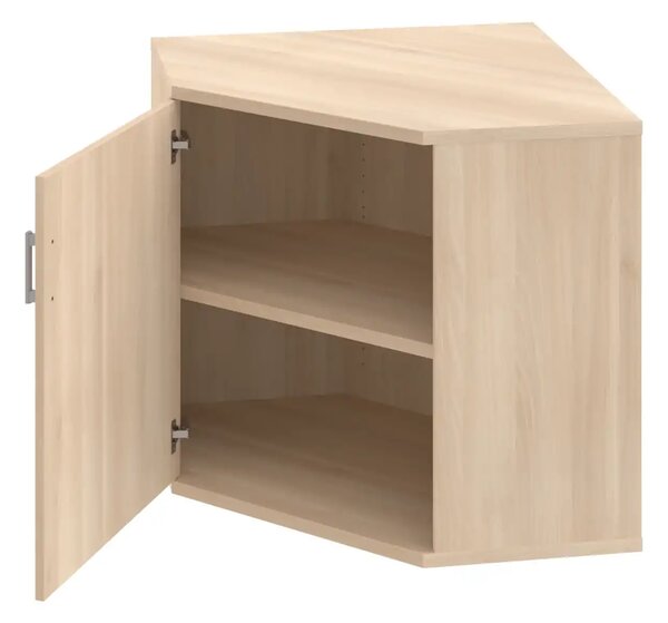 Office Pro rohová skriňa SRV 2 01 L 800x400x768 mm biela