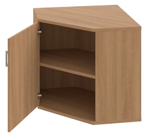 Office Pro rohová skriňa SRV 2 01 L 800x400x768 mm biela