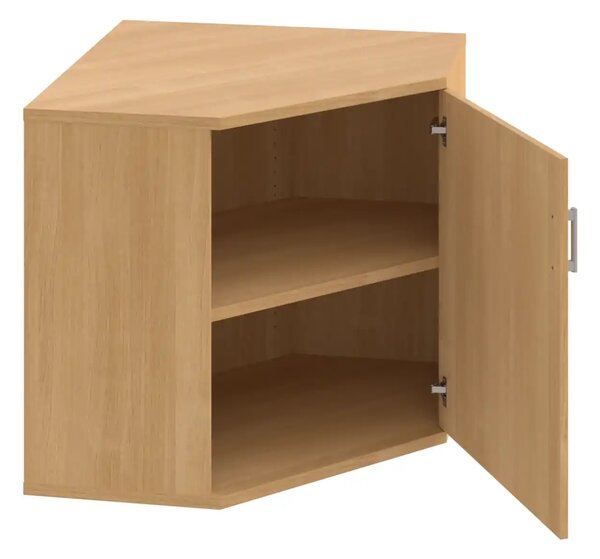 Office Pro rohová skriňa SRV 2 01 P 800x400x768 mm orech