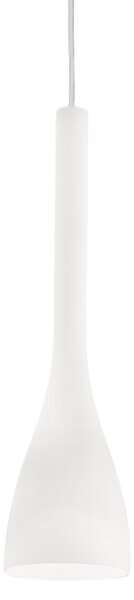 Závesné svietidlo Ideal lux 035697 FLUT SP1 SMALL BIANCO 1xE14 40W