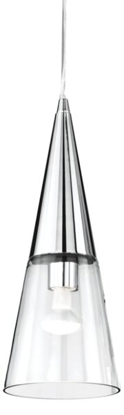 Závesné svietidlo Ideal lux 017440 CONO SP1 CROMO 1xE14 40W