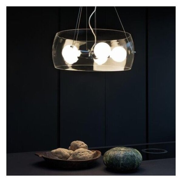 Závesné svietidlo Ideal lux 016863 AUDI-10 SP5 TRASPARENTE 5xE27 60W 3000K