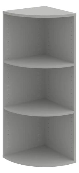 Office Pro rohová skriňa DR 3 400x400x1110 mm biela