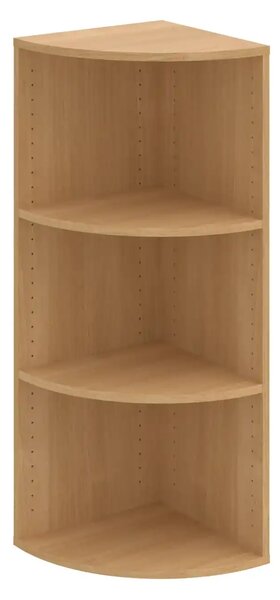 Office Pro rohová skriňa DR 3 400x400x1110 mm biela