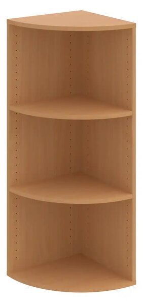 Office Pro rohová skriňa DR 3 400x400x1110 mm biela