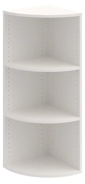 Office Pro rohová skriňa DR 3 400x400x1110 mm biela