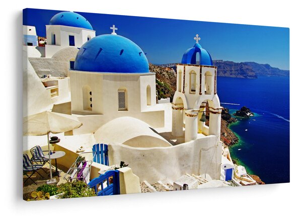Obraz - Santorini, Grécko (90x60 cm)