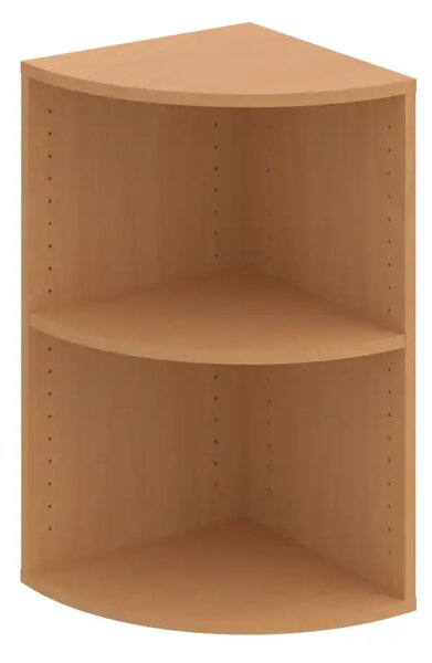 Office Pro rohová skriňa DR 2 400x400x740 mm čerešňa