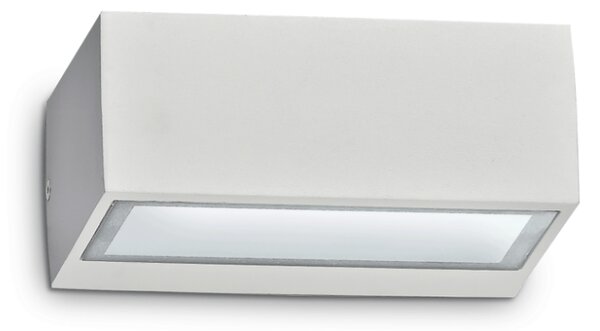 Exteriérové nástenné svietidlo Ideal lux 115351 TWIN AP1 BIANCO 1xG9 28W IP44