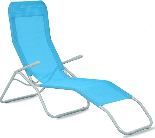 Záhradné lehátko Aga SIESTA Modré