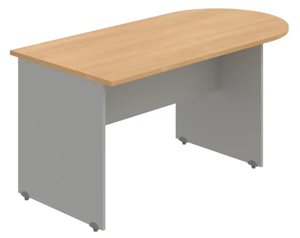 Office Pro rokovací stôl oblúk GPx 1 1200x800x755 mm dub