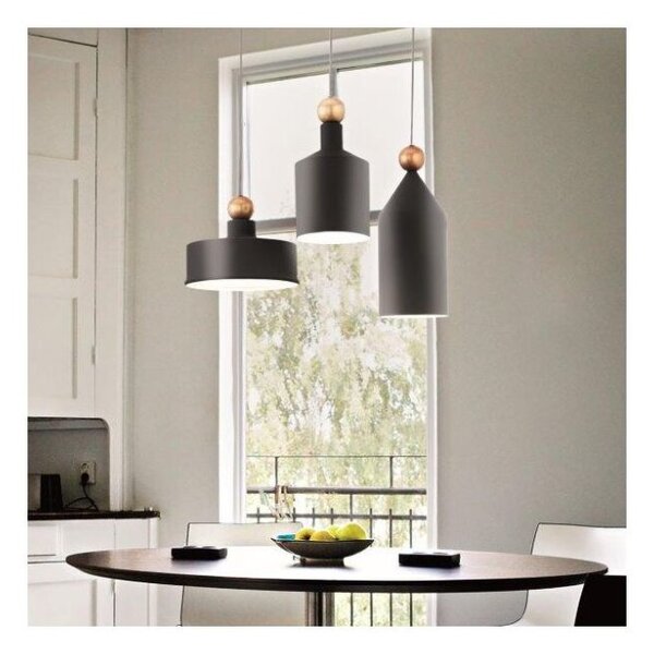 Závesné svietidlo Ideal lux 221489 TRIADE-2 SP1 1xE27 42W čierna