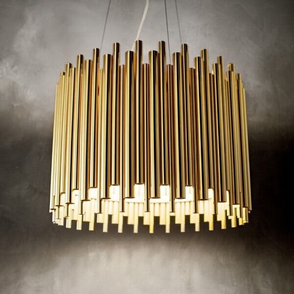 Závesné svietidlo Ideal lux 208817 PAN SP5 5xE27 60W zlato