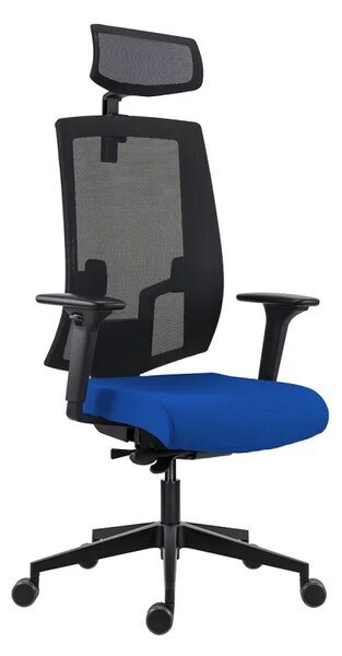 Antares kancelárska stolička 2900 Syn-B LAPEL PDH ALU BLACK