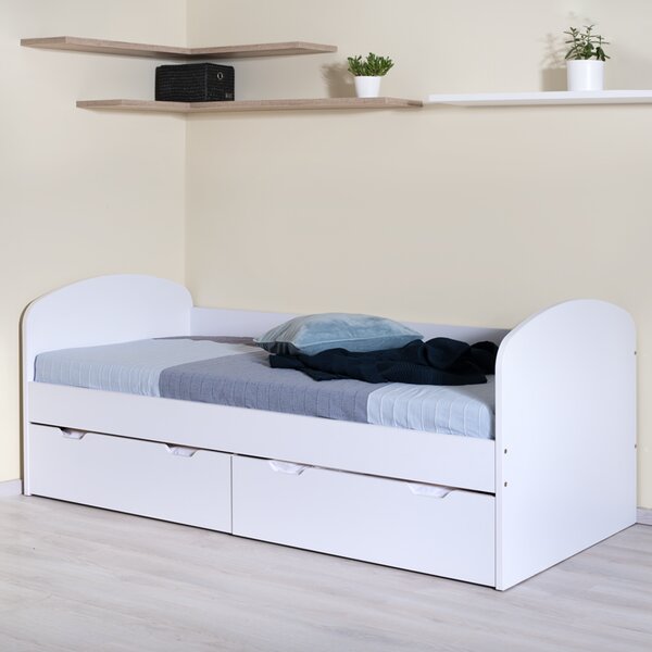 Elitte jednolôžková posteľ Golem 90x200 cm antracit