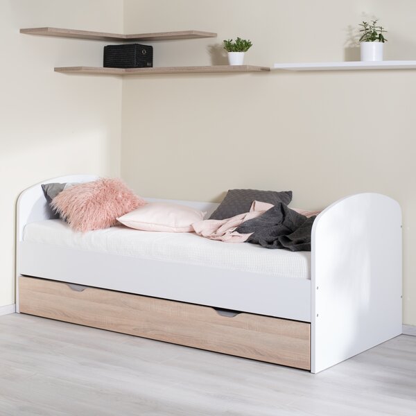 Elitte dvojlôžková posteľ Abra 90x200 cm biela