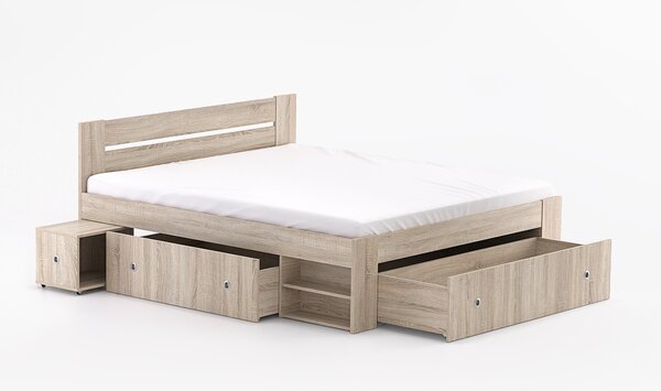 Elitte posteľ Larisa Up 90x200 cm buk