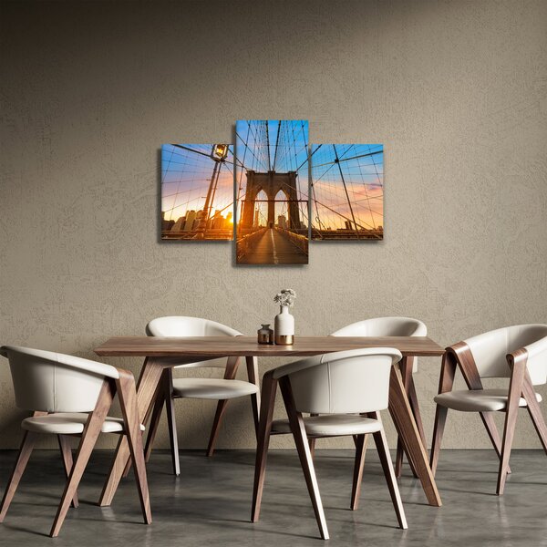 Obraz - Brooklynský most, Manhattan, New York (90x60 cm)
