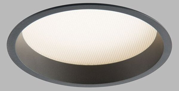 LED2 2250633 ZETA M okrúhle zápustné bodové svietidlo 160 mm 20W/2000lm 3000K čierna