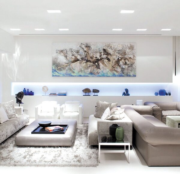 LED2 2182831 SLIM-Q, S štvorcové zápustné bodové svietidlo 145mm 10W/800lm 3000K IP43 biela