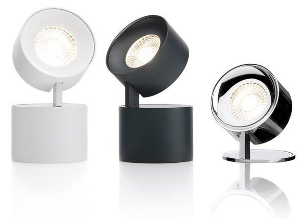 LED2 21507315 KLIP kruhové otočné zápustné bodové svietidlo 77mm 11W/770lm 3000K bielo chrómová
