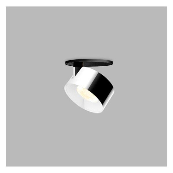 LED2 21507335 KLIP kruhové otočné zápustné bodové svietidlo 77mm 11W/770lm 3000K čierno chrómová