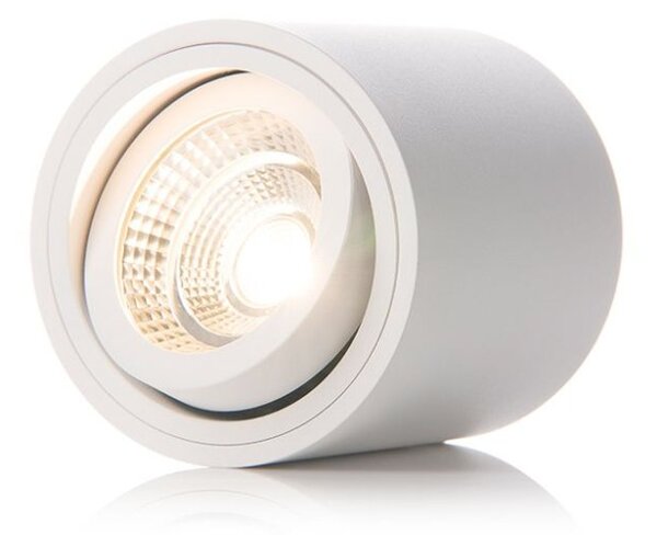 LED2 1160231 ROLL výklopné stropné povrchové bodové svietidlo 90mm 6W/650lm 3000K biela