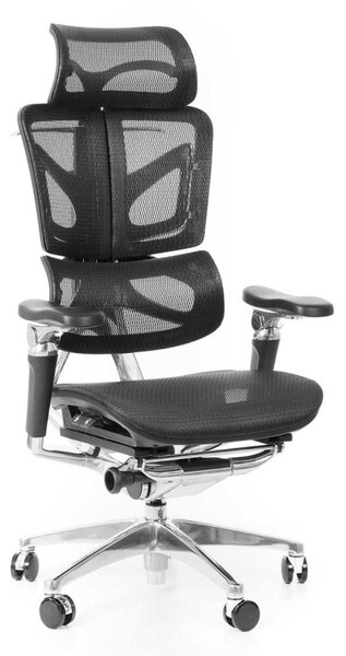 Sego ergonomická kancelárska stolička Wings čierna
