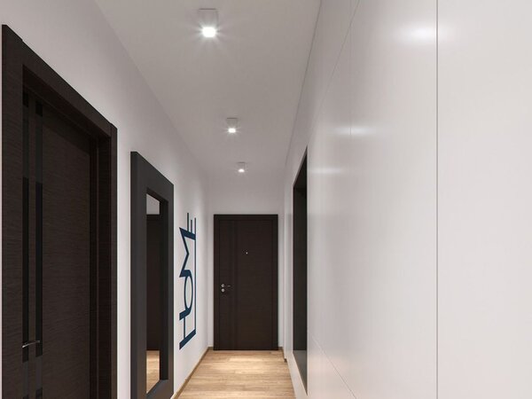 LED2 1160131 BOX výklopné stropné povrchové bodové svietidlo 90mm 6W/650lm 3000K biela