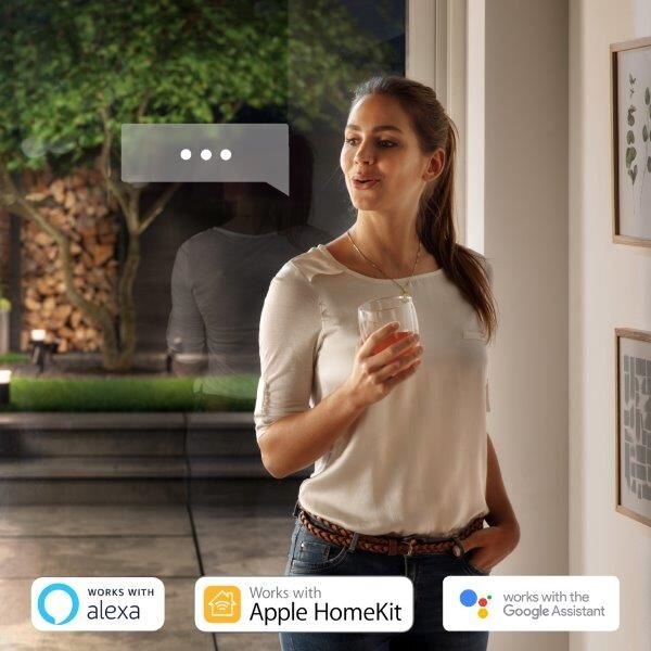 PHILIPS HUE 17464/47/P7 Resonate 2x8W/1200lm RGB SN exteriérové nástenné svietidlo