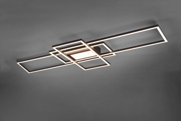 TRIO 620010442 Irvine LED stropné svietidlo 60W/7100lm 3000 - 6500K antracit + diaľkový ovládač