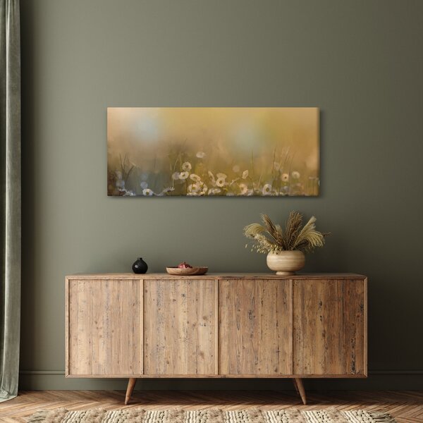 Obraz - Olejomaľba sedmokrások (120x50 cm)
