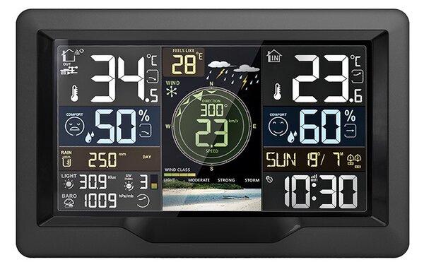 SOLIGHT Profesionálna smart WIFI meteostanica