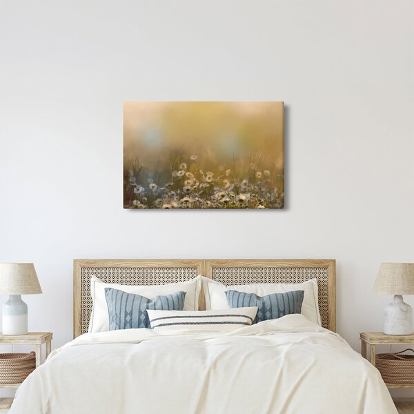 Obraz - Olejomaľba sedmokrások (90x60 cm)