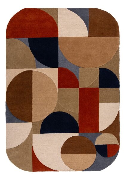 Ručne tkaný vlnený koberec v terakotovej farbe 160x230 cm Mia Arch – Flair Rugs