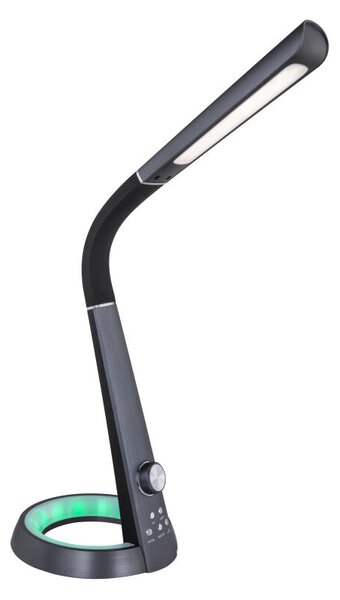 GLOBO 58376B MITTI stmievateľné stolové svietidlo LED RGB 8W/450lm 3000-6500K IP20 čierna
