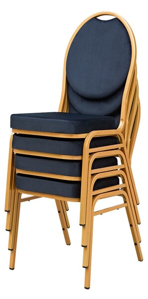 MXR banketová stolička Eco Modern čierna