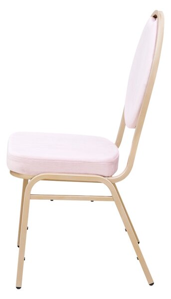 MXR banketová stolička Eco Modern ružová