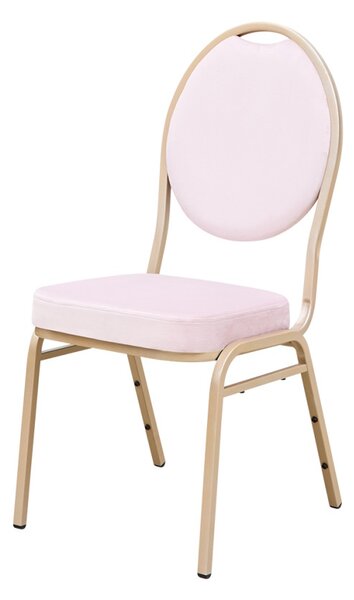 MXR banketová stolička Eco Modern ružová