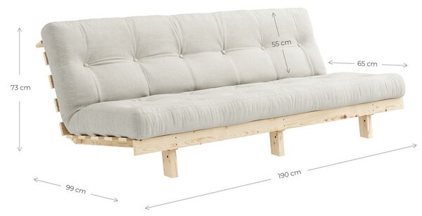 Variabilná pohovka Karup Design Lean Raw Clay Brown