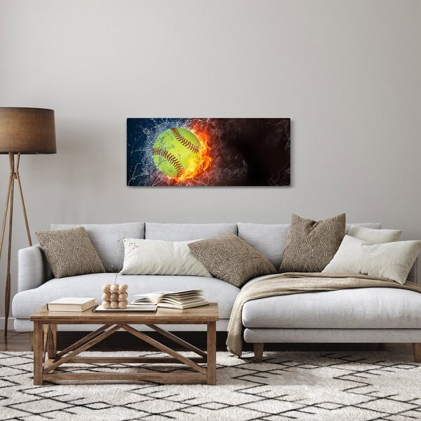 Obraz - Tenisová loptička (120x50 cm)